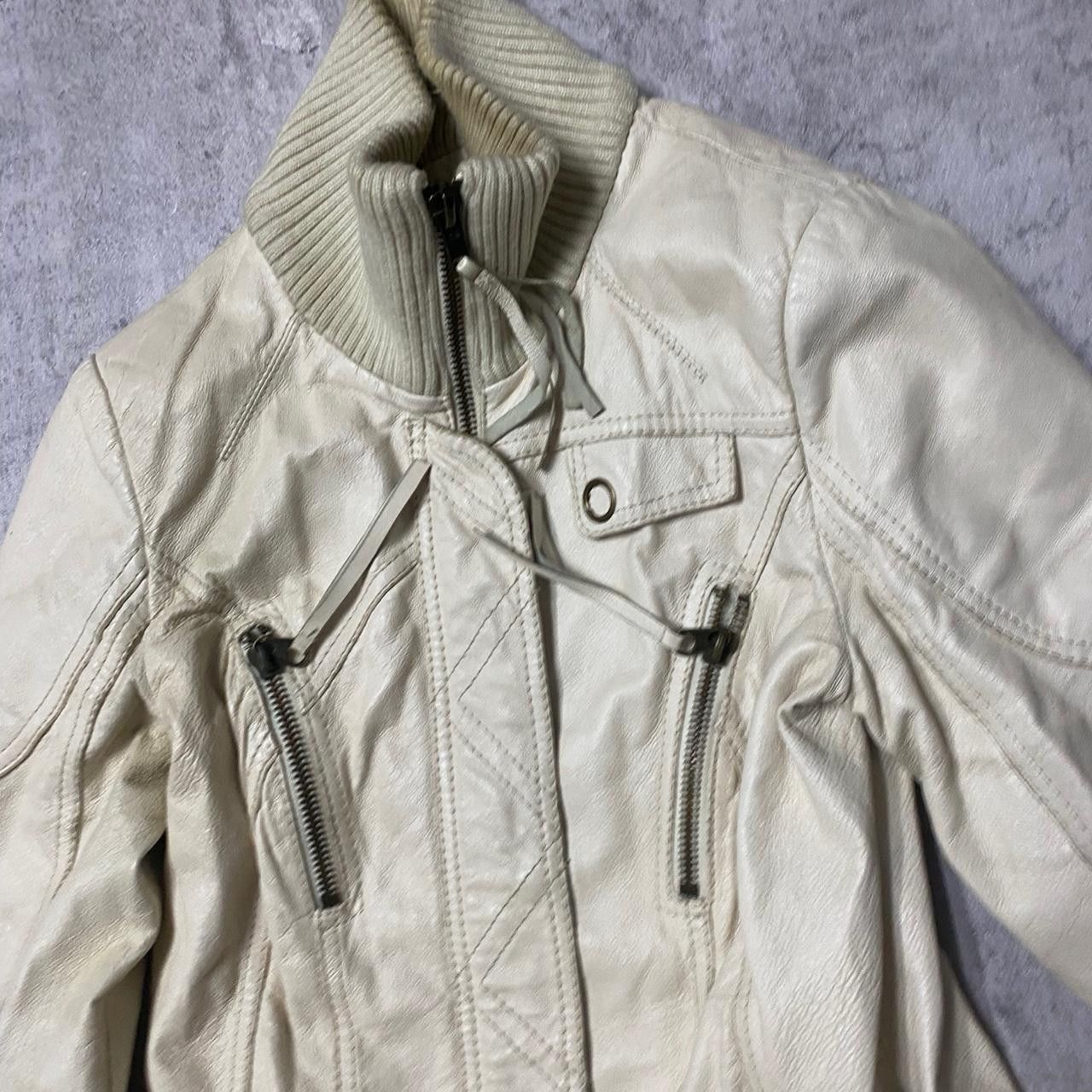 Other Cream Vero Moda jacket with zip up pockets and belt #jacket Size S / US 4 / IT 40 - 4 Thumbnail