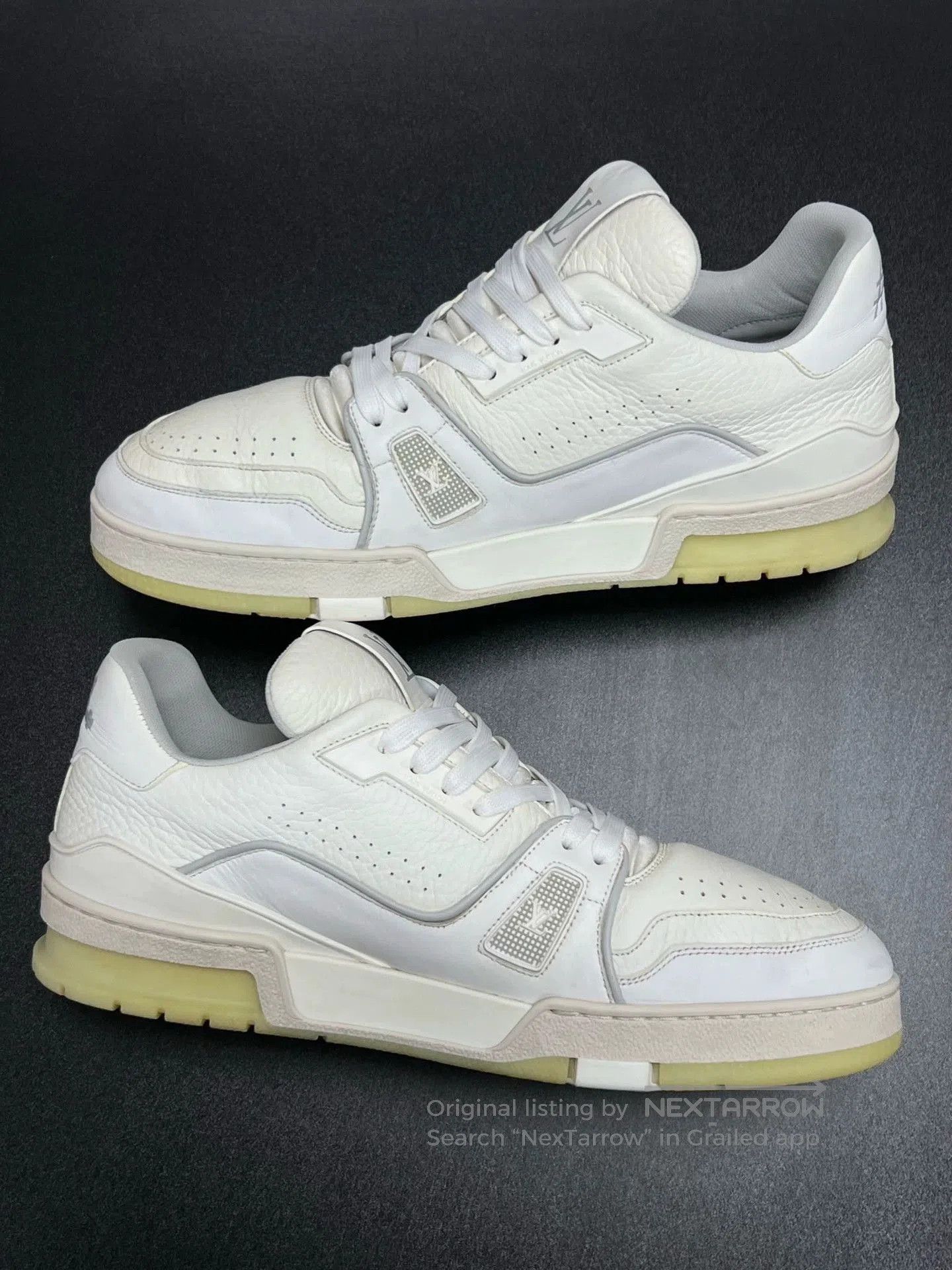 Louis Vuitton lv trainer white cement sneakers uk size 8. Size US 9 / EU 42 - 6 Thumbnail