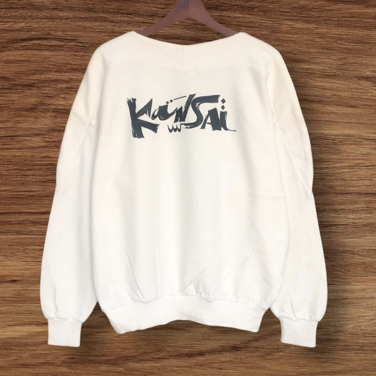 Kansai Yamamoto Vintage Kansai O2 Crewneck Sweatshirt Big Logo Size US M / EU 48-50 / 2 - 2 Thumbnail