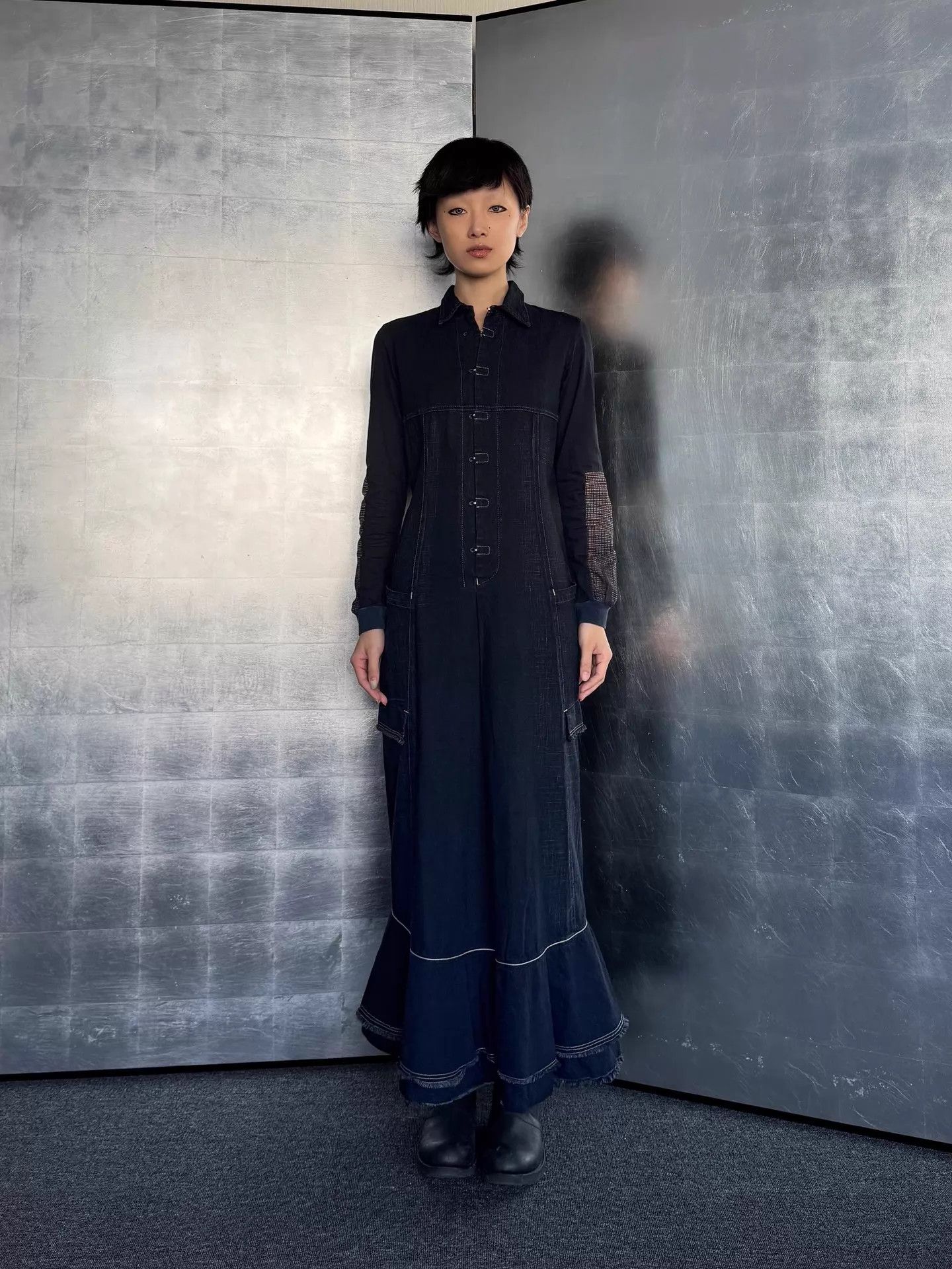 Marithe + Francois Girbaud MFG Vintage Denim Dress Size40 Size S / US 4 / IT 40 - 1 Thumbnail