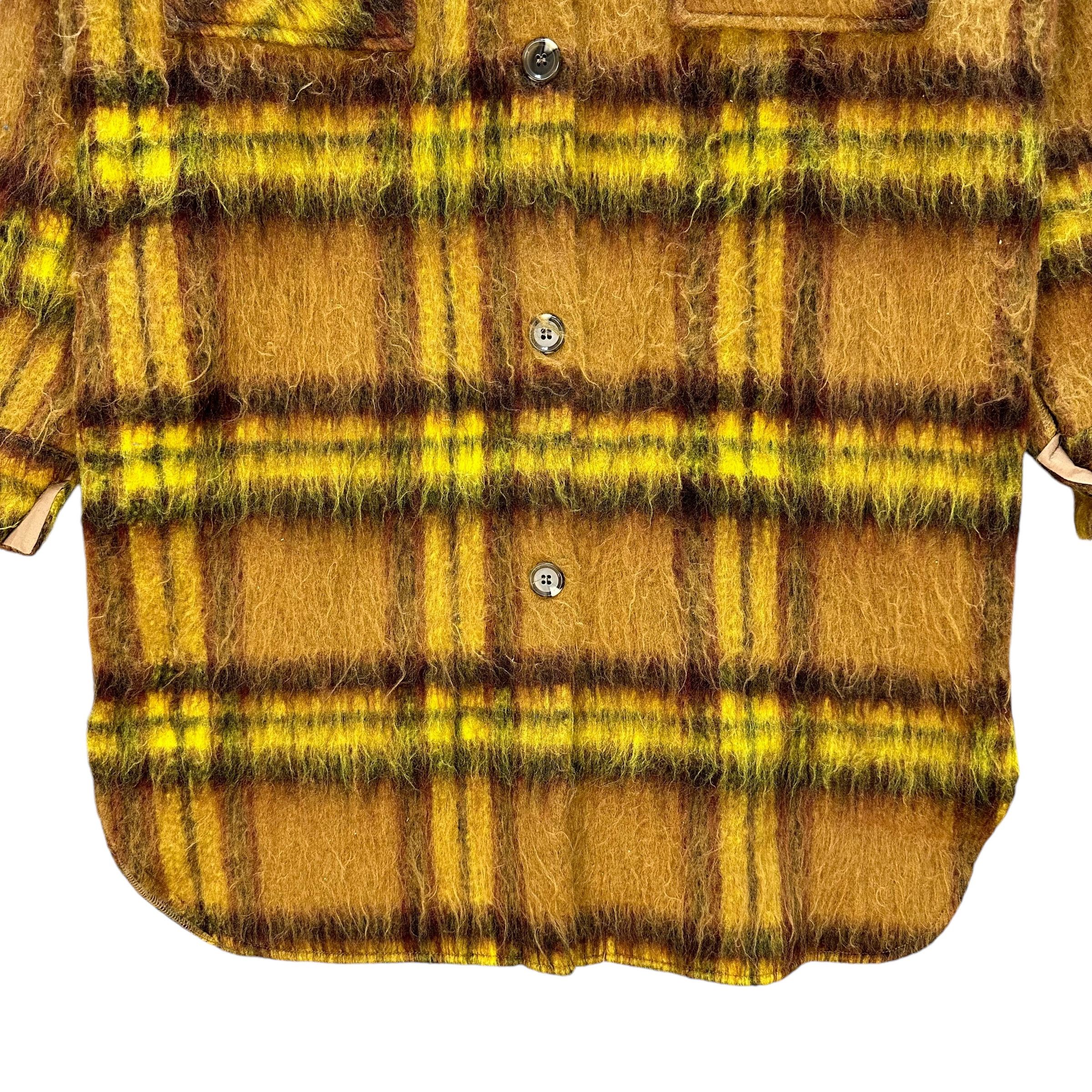 Flannel GROOMING Checked Long Flannel Jacket #80-1442 Size L / US 10 / IT 46 - 4 Thumbnail