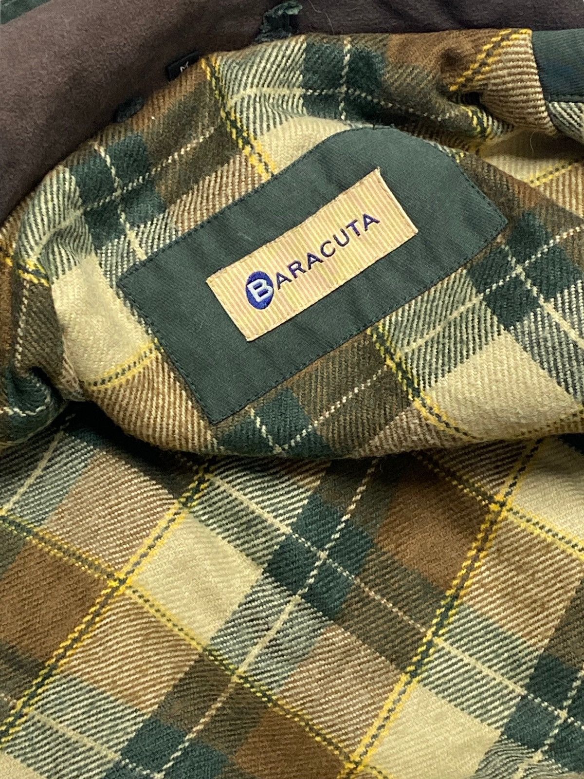 Baracuta Vintage BARACUTA Green Warm Winter Checkered Parka Jacket Size US XL / EU 56 / 4 - 6 Thumbnail