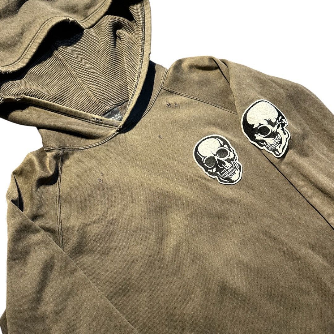 Number (N)ine Number nine double skull hoodie Size US L / EU 52-54 / 3 - 2 Thumbnail