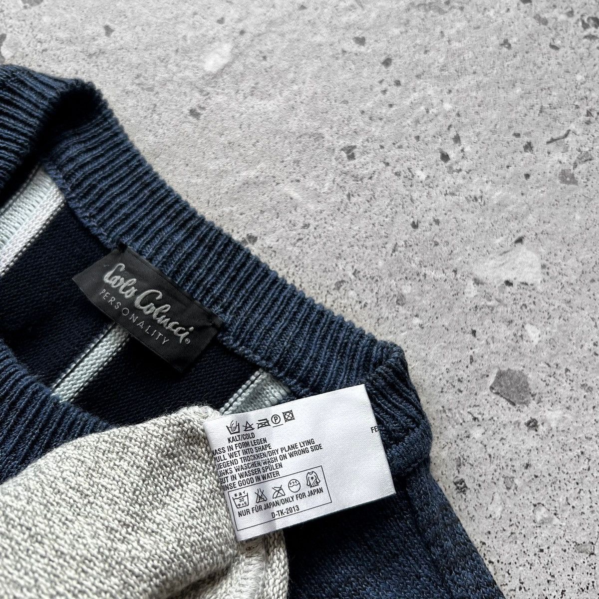 Carlo Colucci × Vintage Carlo Colucci Mens Vintage 90s Knit Long Sleeve Sweater Size US L / EU 52-54 / 3 - 6 Thumbnail