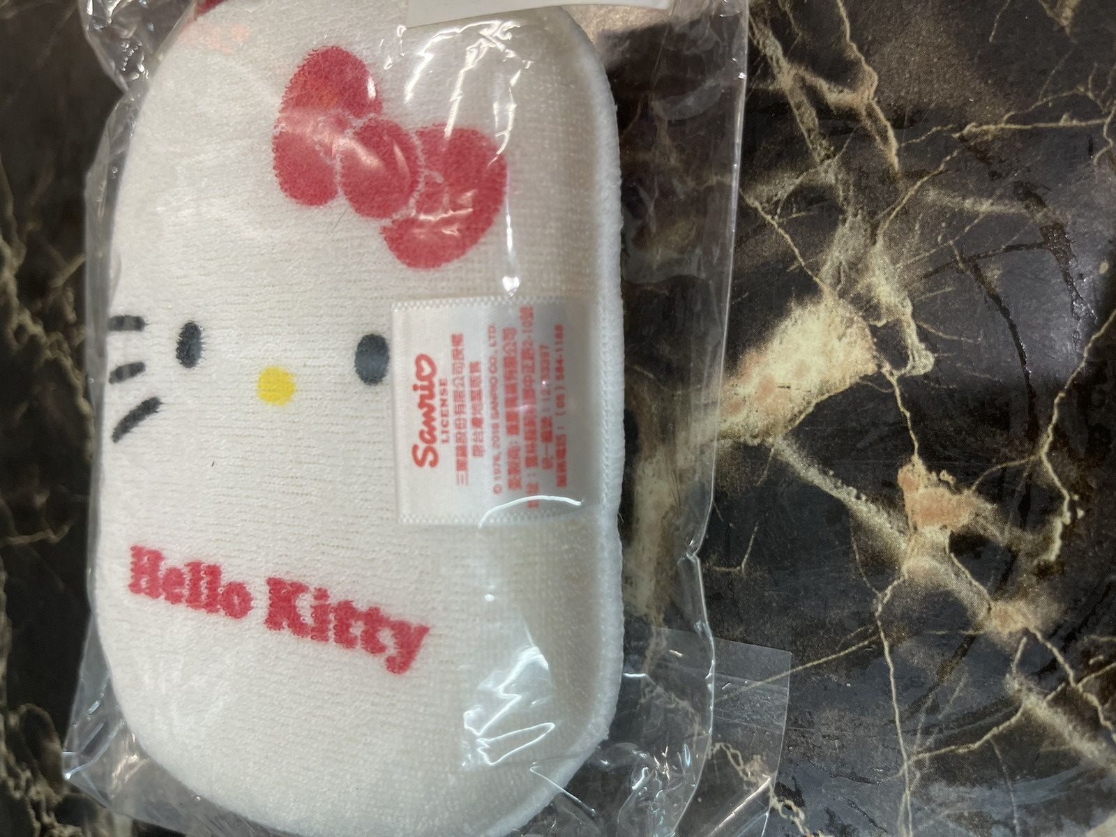 Japanese Brand Sanrio Hello Kitty White Bath Sponge Scrubber shower spa Size ONE SIZE - 1 Thumbnail