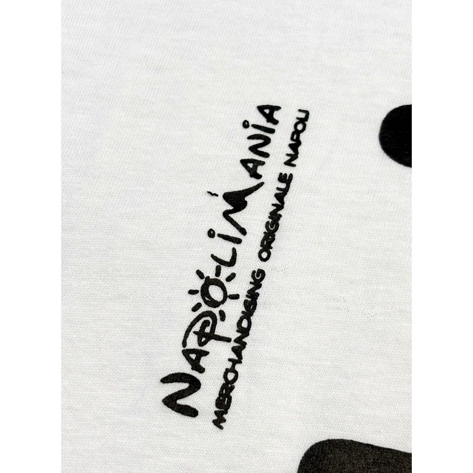 Vintage I love Napoli T-shirt 2XL Mens White 100% Cotton Short Sleeve Crew Neck Graphic Print Stedman Size US XXL / EU 58 / 5 - 5 Thumbnail