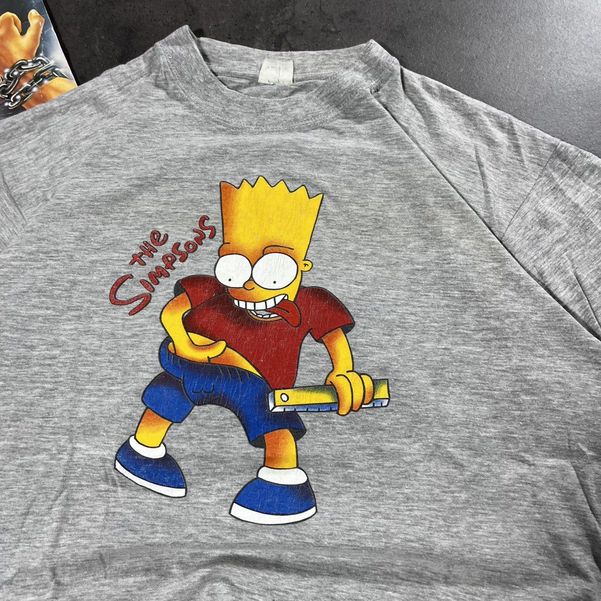 Cartoon Network Vintage 90s The Simpsons Measure Dick Sex Tshirt Tee Size US M / EU 48-50 / 2 - 8 Thumbnail