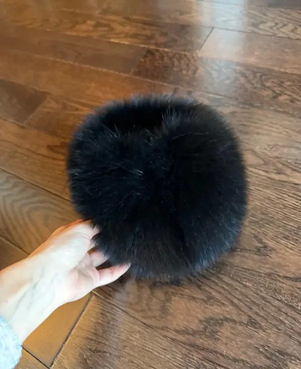Japanese Brand Hirohata x Miho Genuine Fur Earmuffs For Winter Size ONE SIZE - 6 Thumbnail