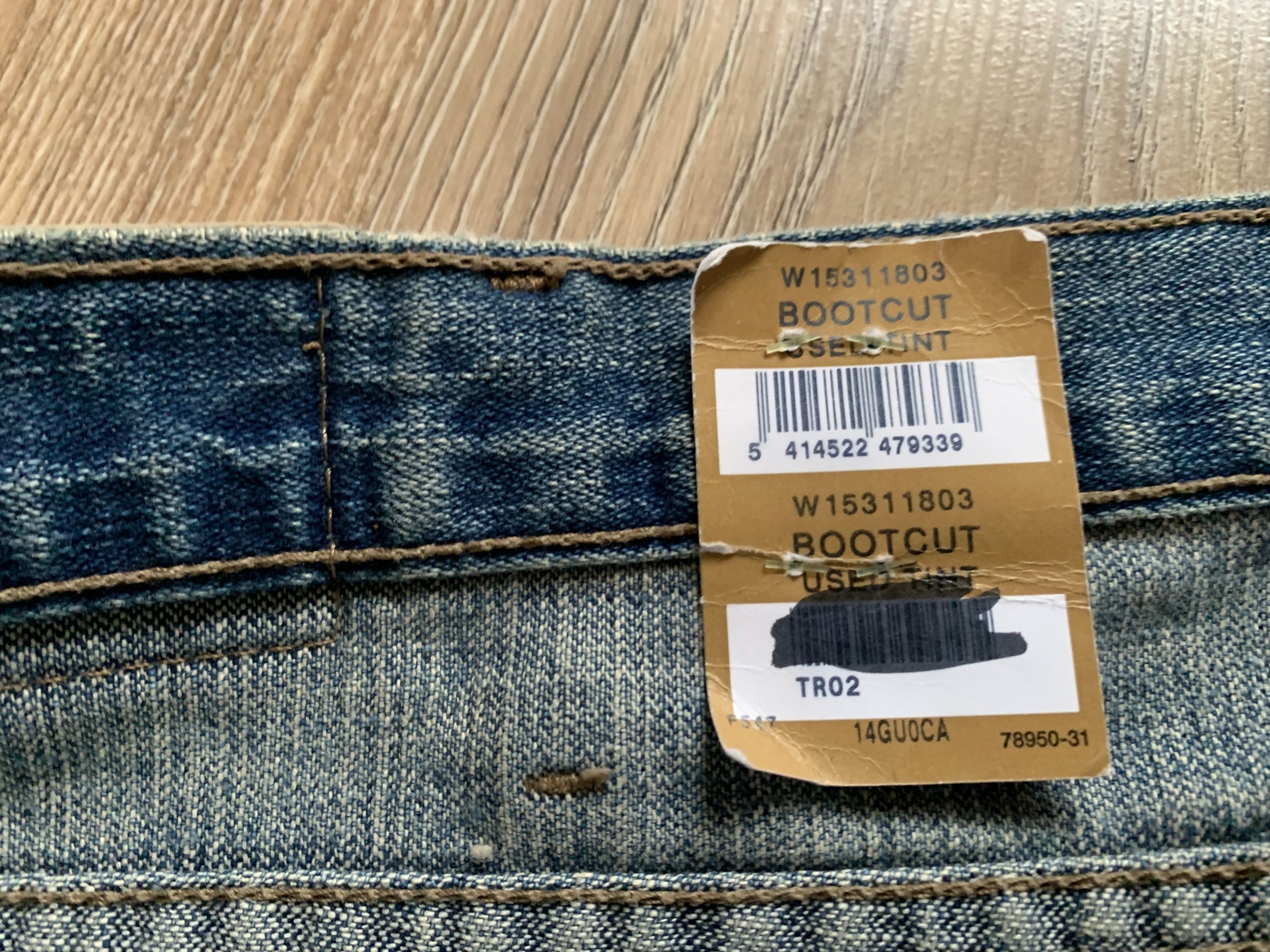 Denime × Wrangler Wrangler Bootcut Light Blue Jeans Size US 34 / EU 50 - 10 Thumbnail
