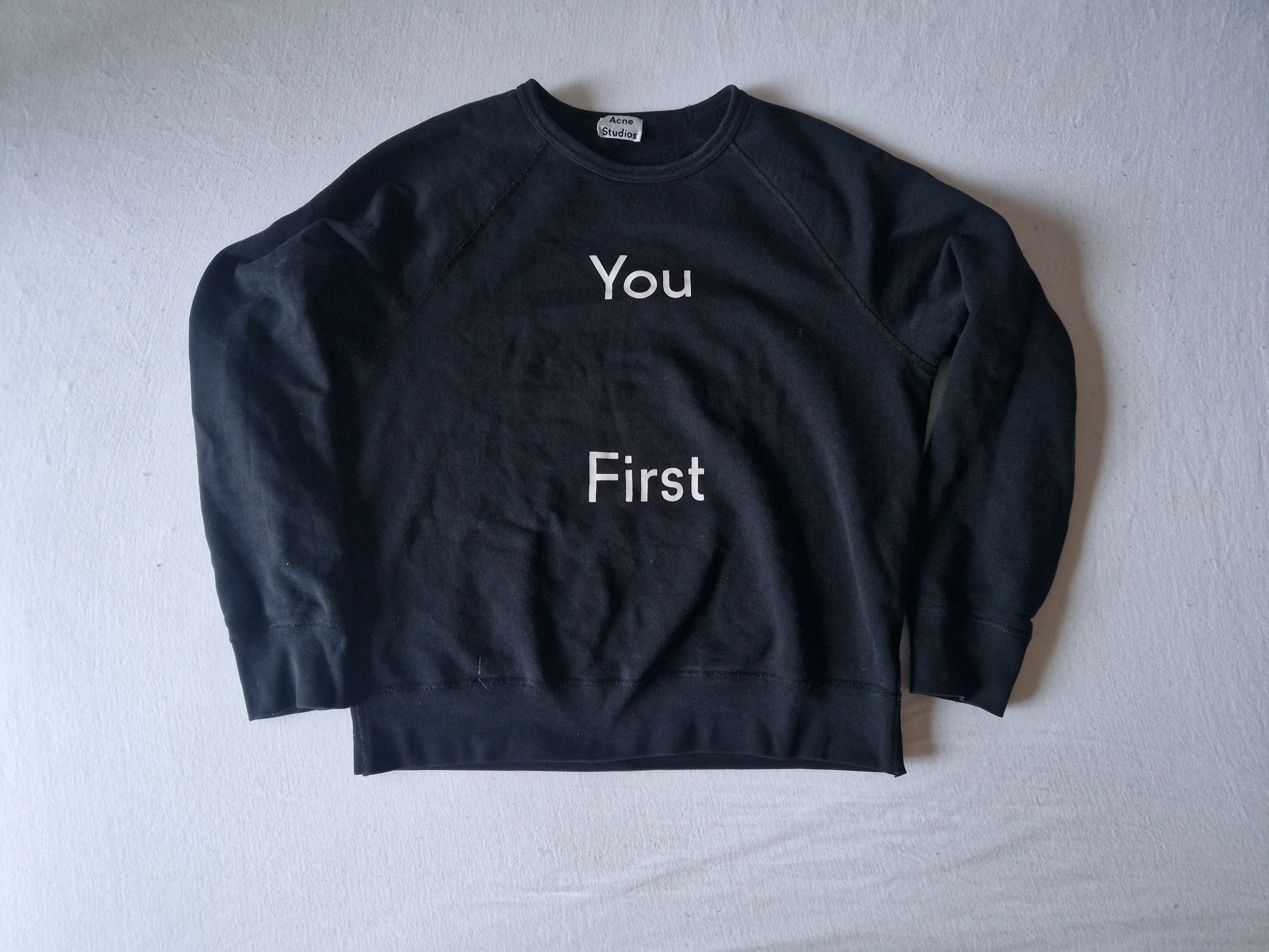 Pre-owned Acne Studios You First Sweater In Black