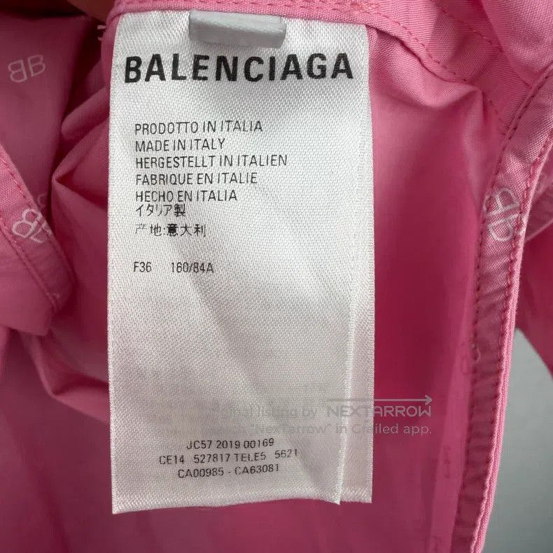 Balenciaga Balenciaga Double B All-over Print Long Sleeve Shirt Size XS / US 0-2 / IT 36-38 - 4 Thumbnail