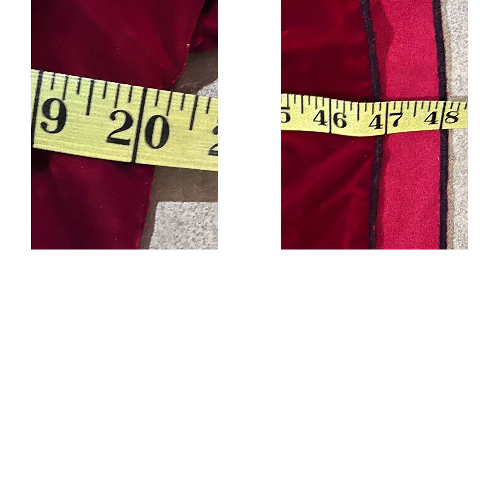 Velvet Fatima Garments Red Velvet Embroidered Ethnic Midi Dress Long Sleeve Women's Medium Size M / US 6-8 / IT 42-44 - 8 Thumbnail