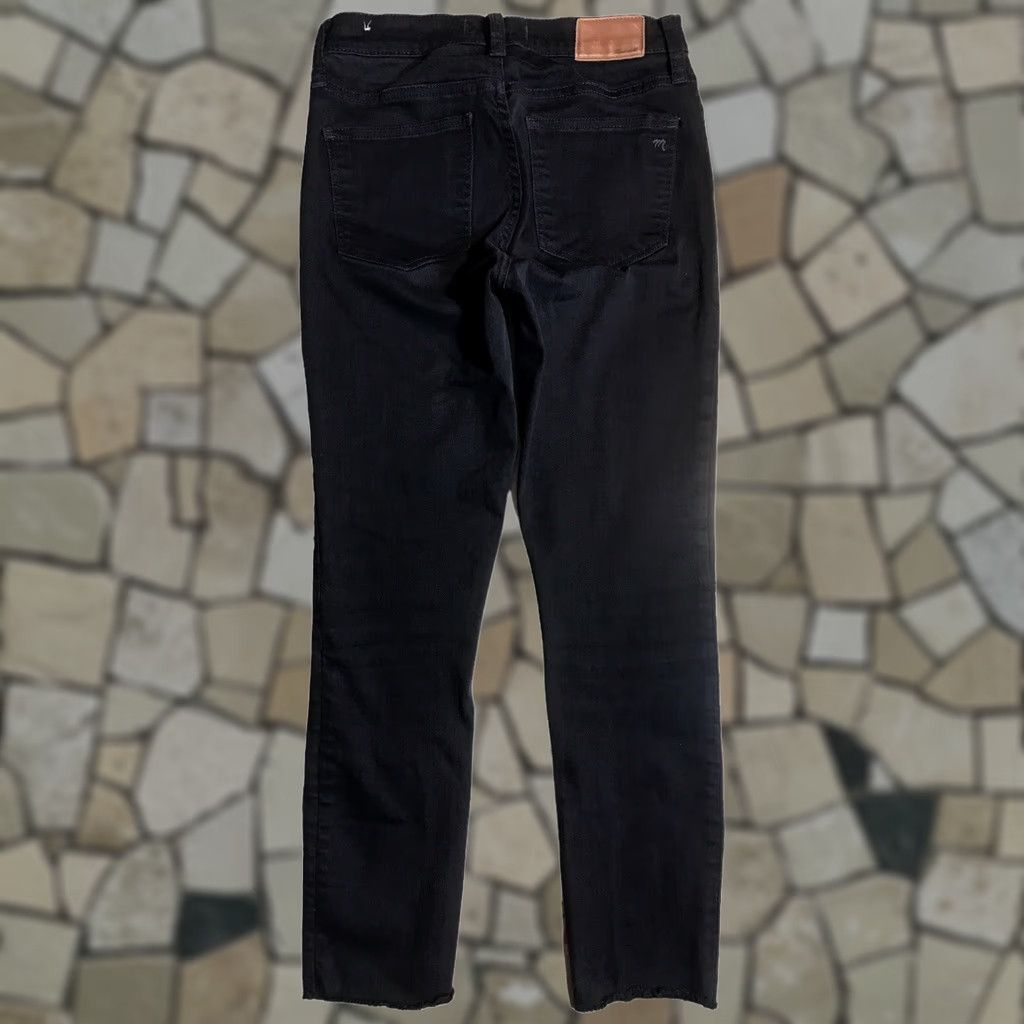 Madewell Madewell Jeans Skinny Crop 9" High Rise Black Wash Denim 26 x 25 Inseam Slim 5-Pocket Womens Size 26" / US 2 / IT 38 - 1 Thumbnail