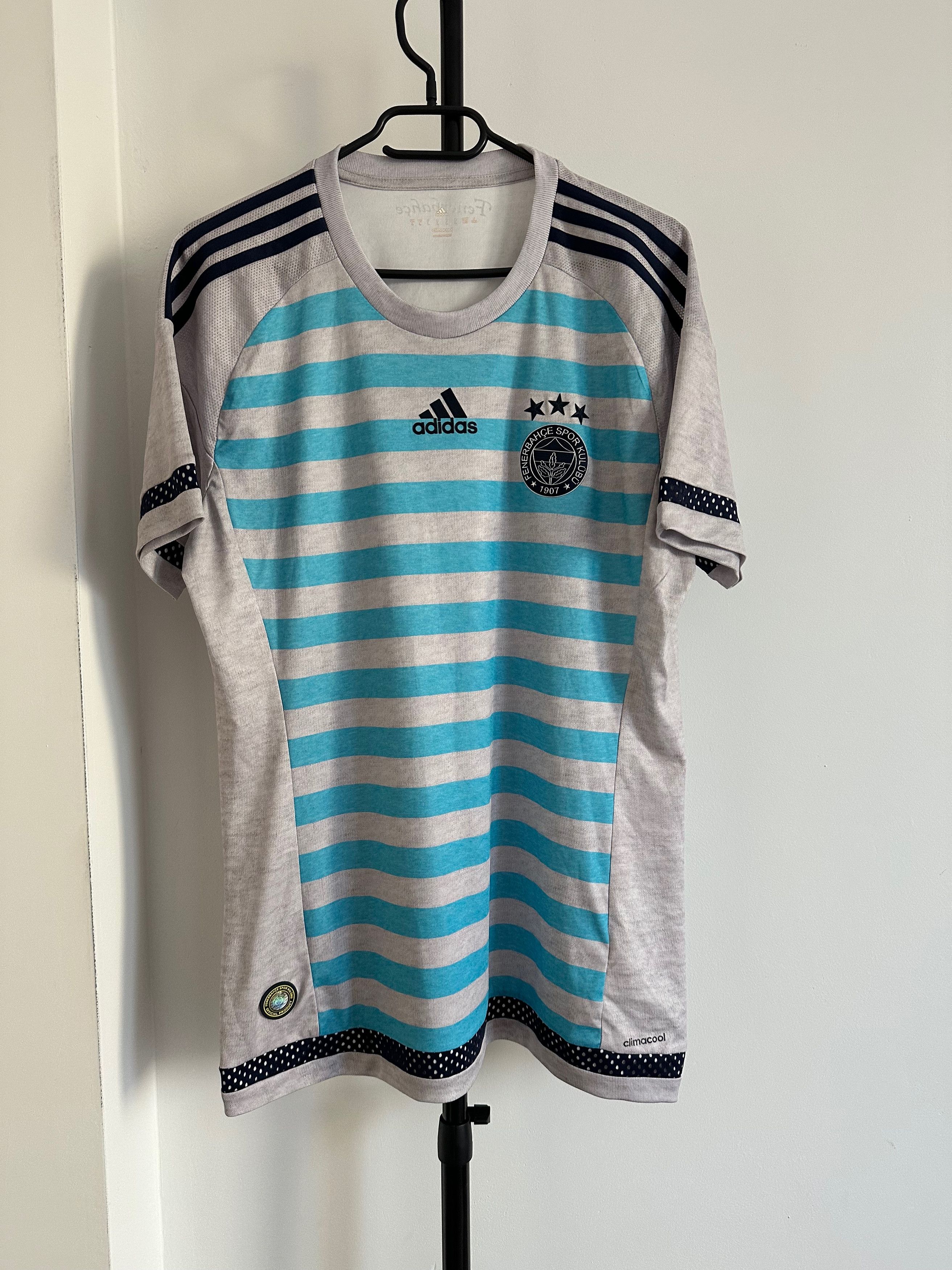 Adidas Fenerbahce SK 2015-16 Away Soccer Jersey Adidas AN8119 Size US L / EU 52-54 / 3 - 1 Thumbnail
