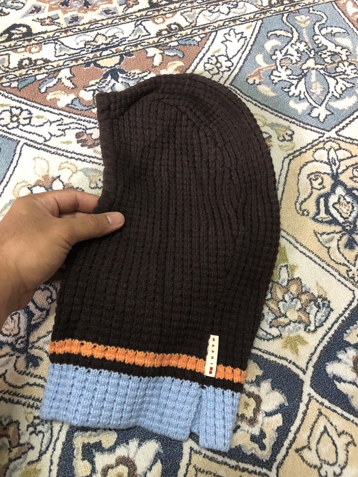 Marni × Uniqlo Rare❗️Marni x Uniqlo Popcorn Knit Blaclava Hats Size ONE SIZE - 10 Thumbnail