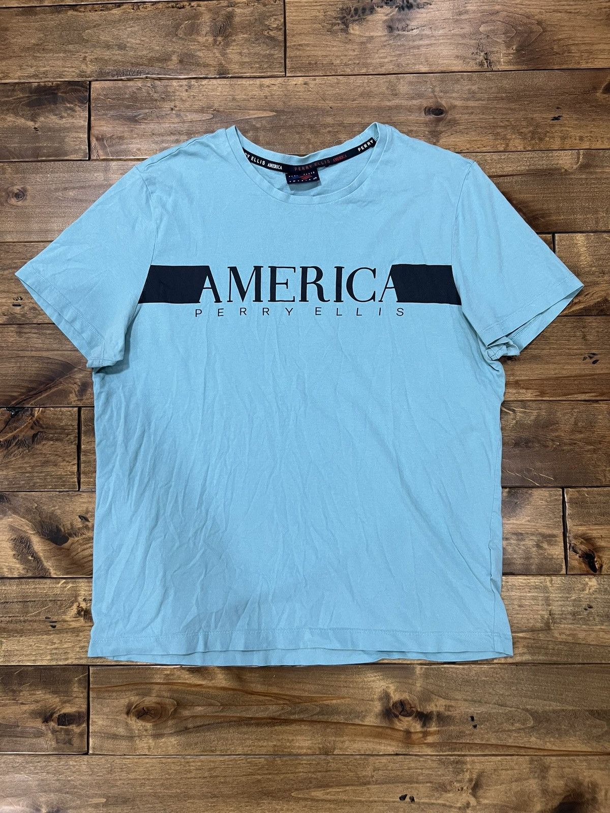 Perry Ellis × Vintage Vintage Rare Perry Ellis Shirt Size US L / EU 52-54 / 3 - 1 Thumbnail