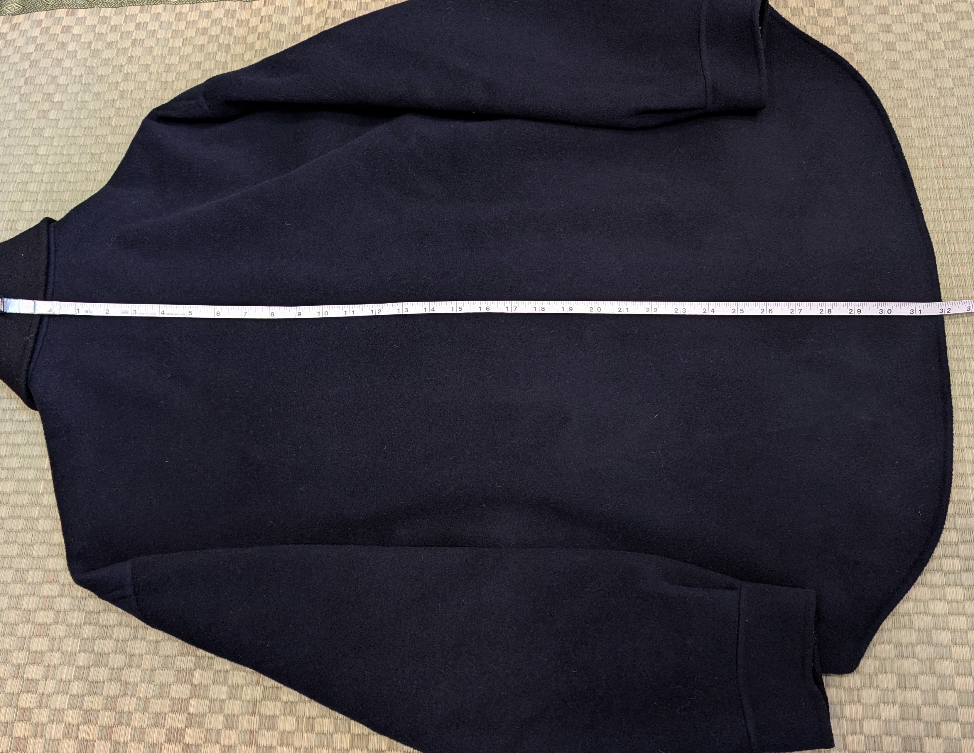 Nanushka Nanushka Wool Silk Oversized Shirt Jacket Dark Navy Size XS / US 0-2 / IT 36-38 - 8 Thumbnail