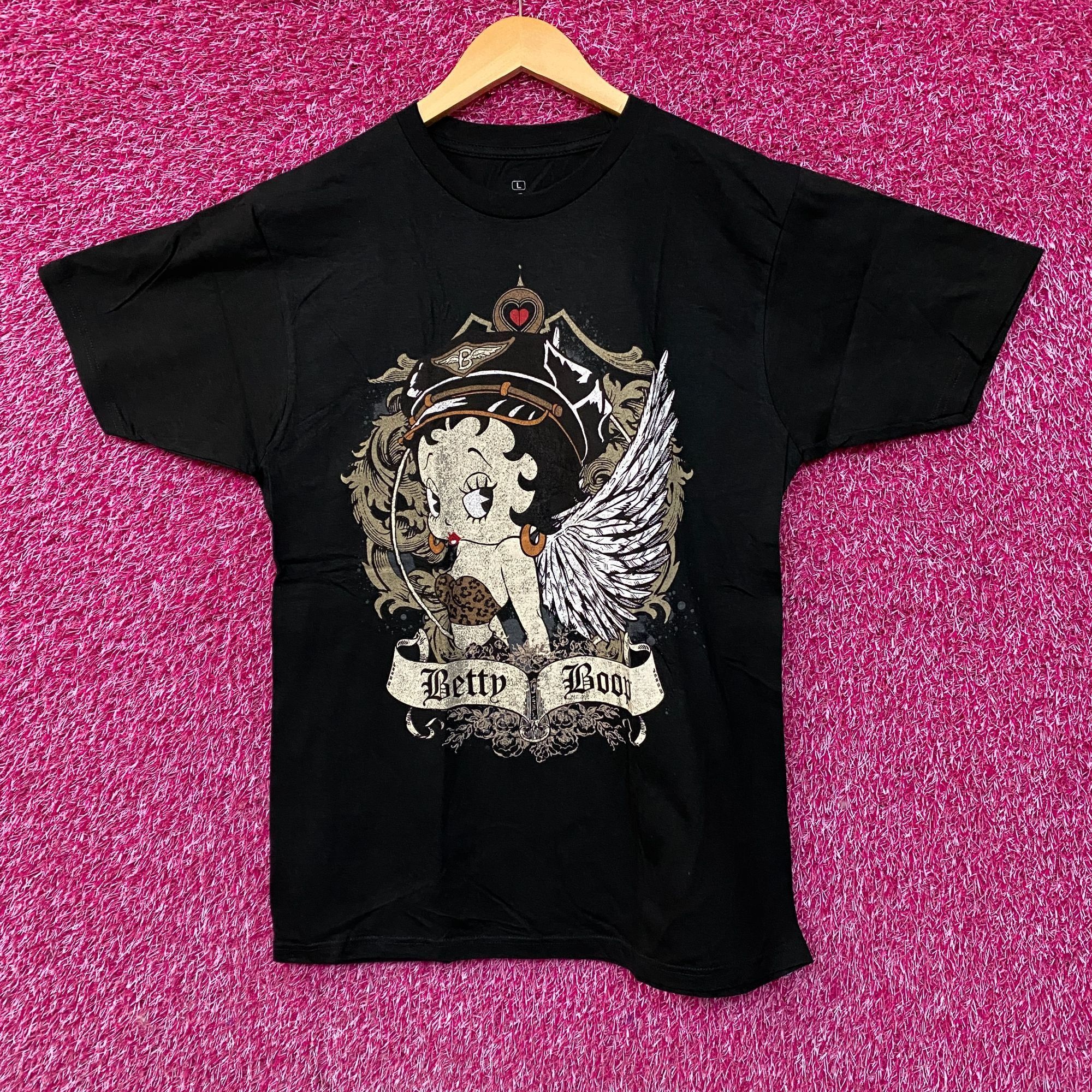 Ripple Junction Fleischer Betty Boop Angel Cute Graphic T-Shirt Large Size US L / EU 52-54 / 3 - 1 Thumbnail