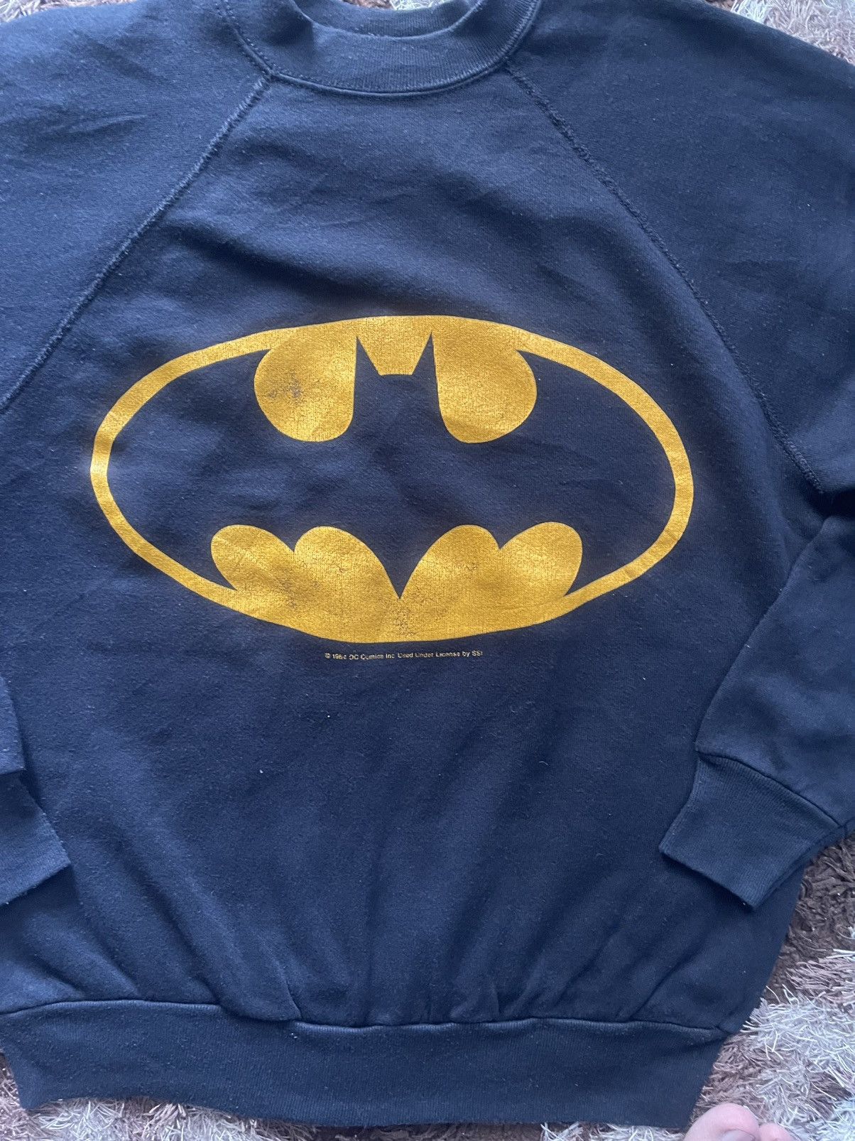 DC Comics × Vintage VINTAGE BATMAN BIG LOGO DC COMICS TEE VERY RARE Size US L / EU 52-54 / 3 - 2 Thumbnail