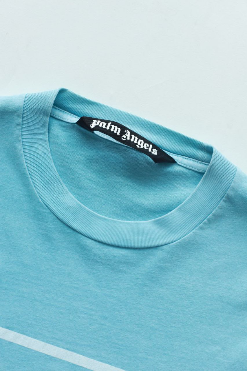Palm Angels Palm Angels Palm Tree T-shirt Light Blue Size US M / EU 48-50 / 2 - 8 Thumbnail