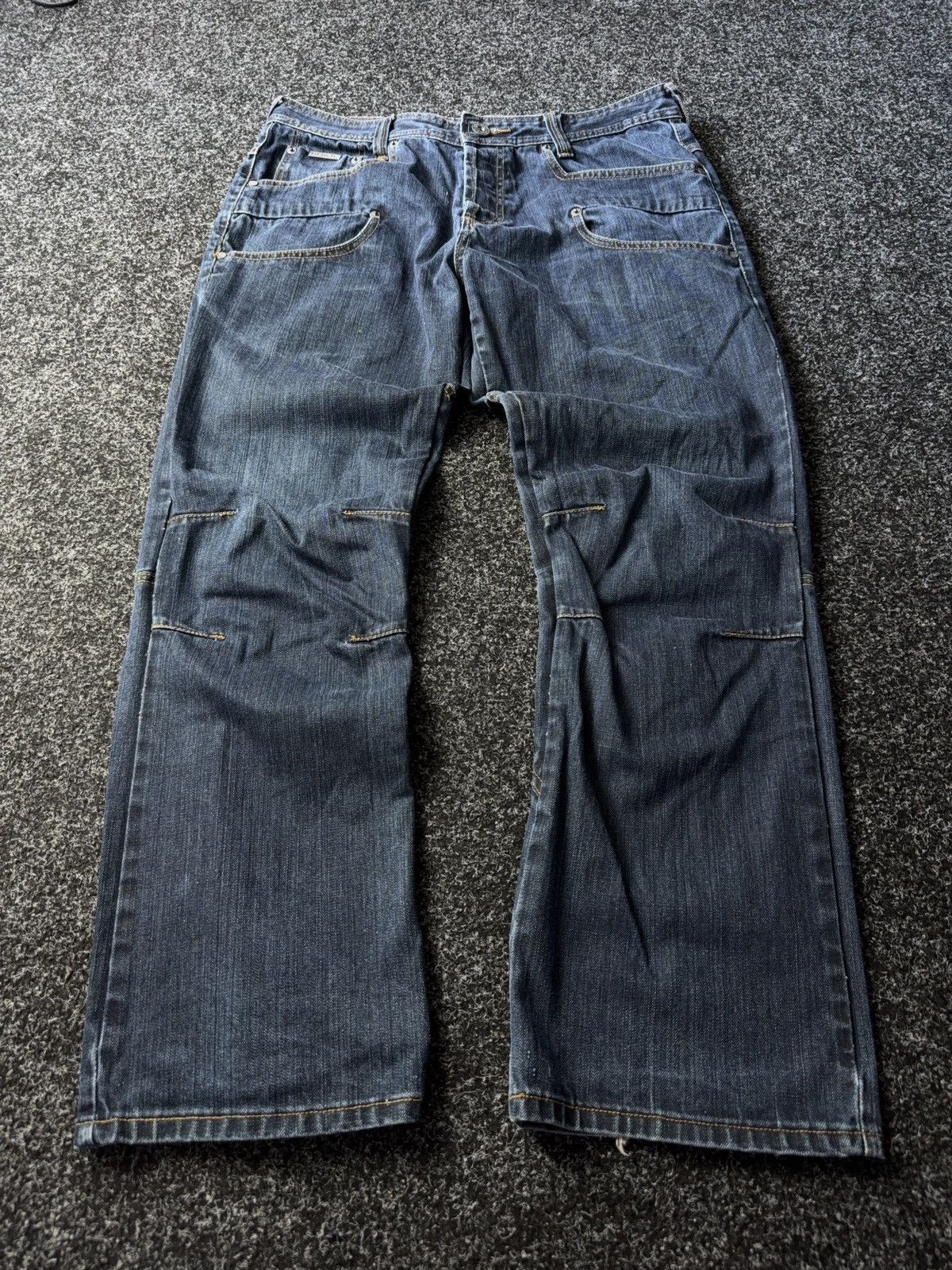 Bench Vintage 90s Retro Baggy Distressed Y2K Denim pants jeans Size US 34 / EU 50 - 1 Thumbnail