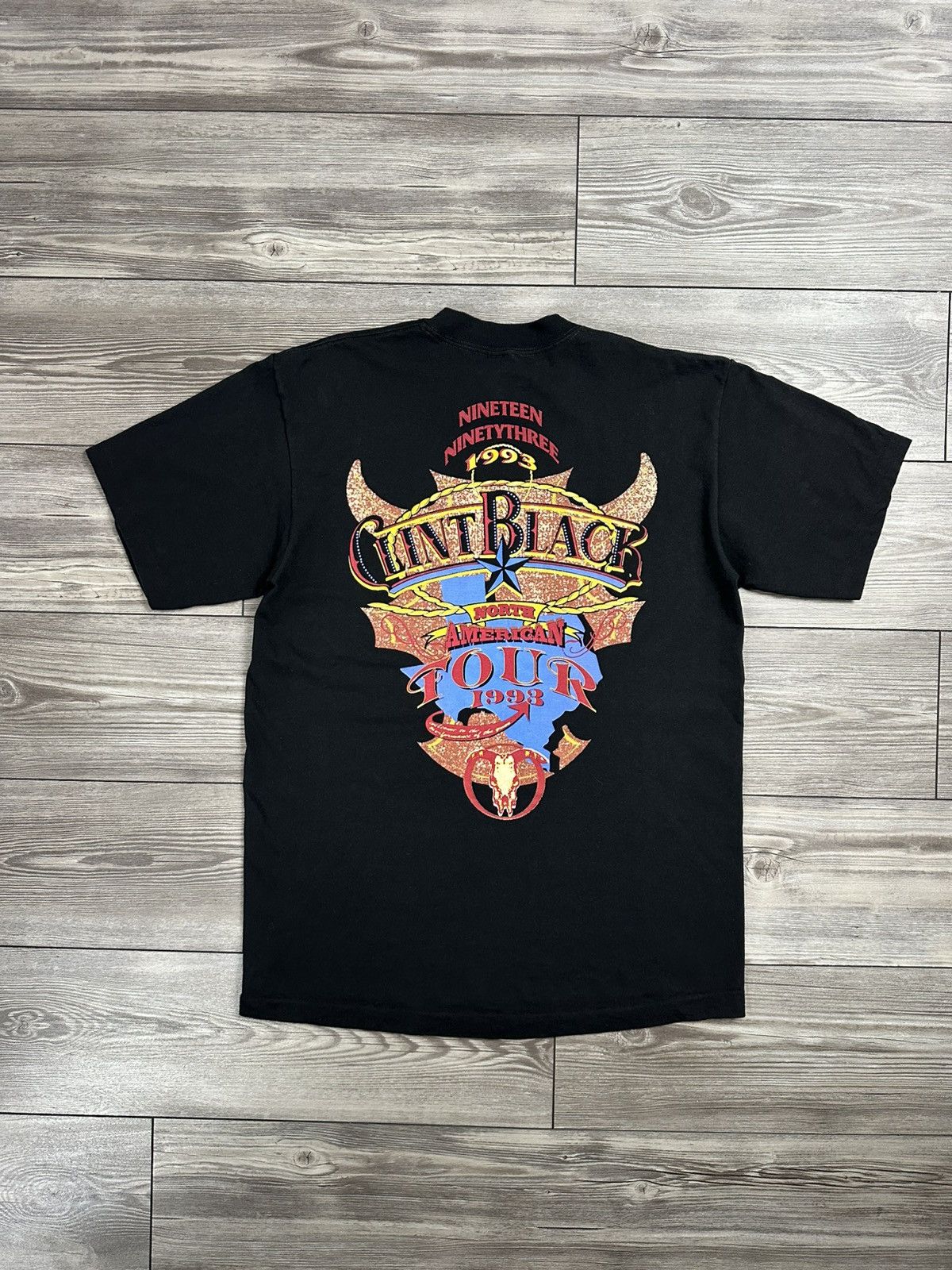 Band Tees × Vintage Vintage 90’s Clint Black Country Tour T Shirt Size US XL / EU 56 / 4 - 2 Thumbnail