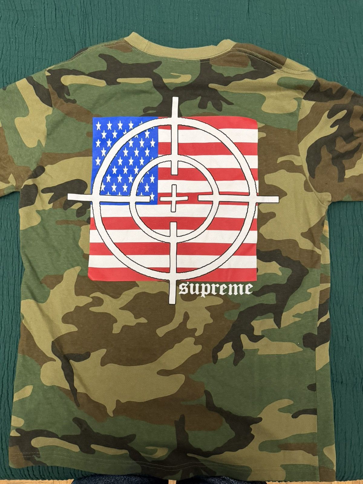 Supreme Supreme Camo Target tee Size US M / EU 48-50 / 2 - 2 Thumbnail