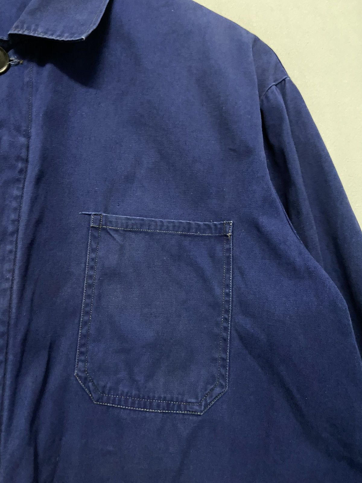 Vintage Vintage 1970s French Work Jacket ‘A’ Patch Multi Pocket Size US L / EU 52-54 / 3 - 12 Thumbnail