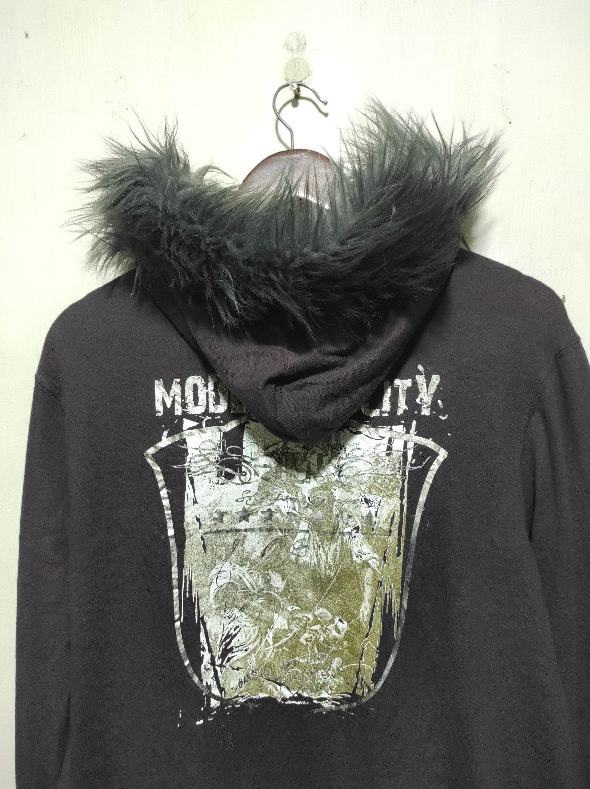 Hysteric Glamour Public Space 1 zipper fur hoodie LGB style Size US M / EU 48-50 / 2 - 11 Thumbnail