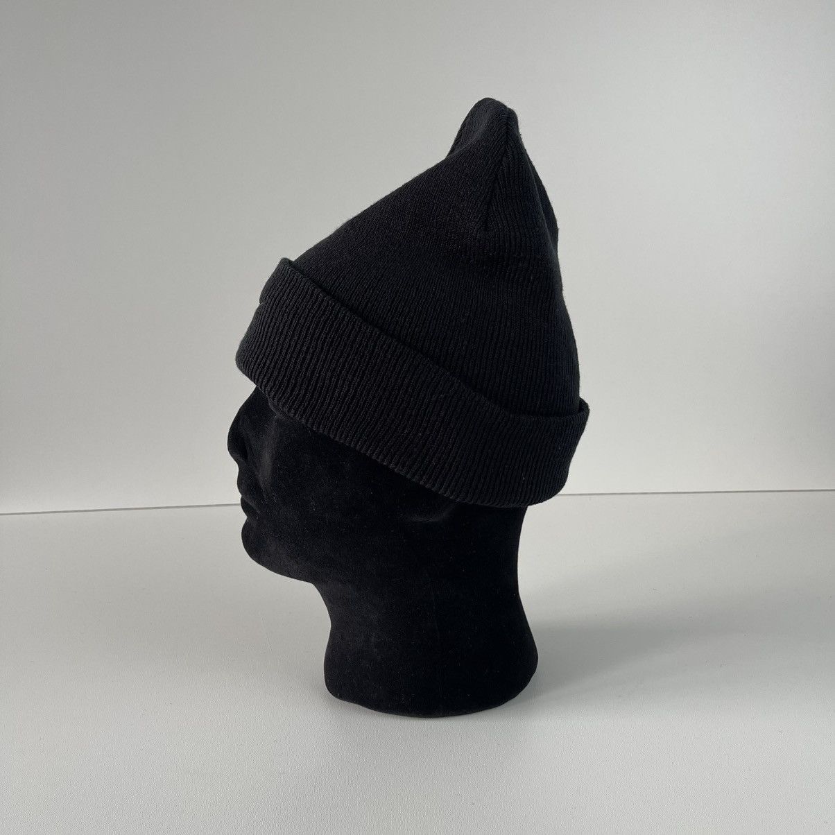 Nike Nike Swoosh Logo Vintage Beanie Hat Black Y2K Gorpcore Size ONE SIZE - 2 Thumbnail