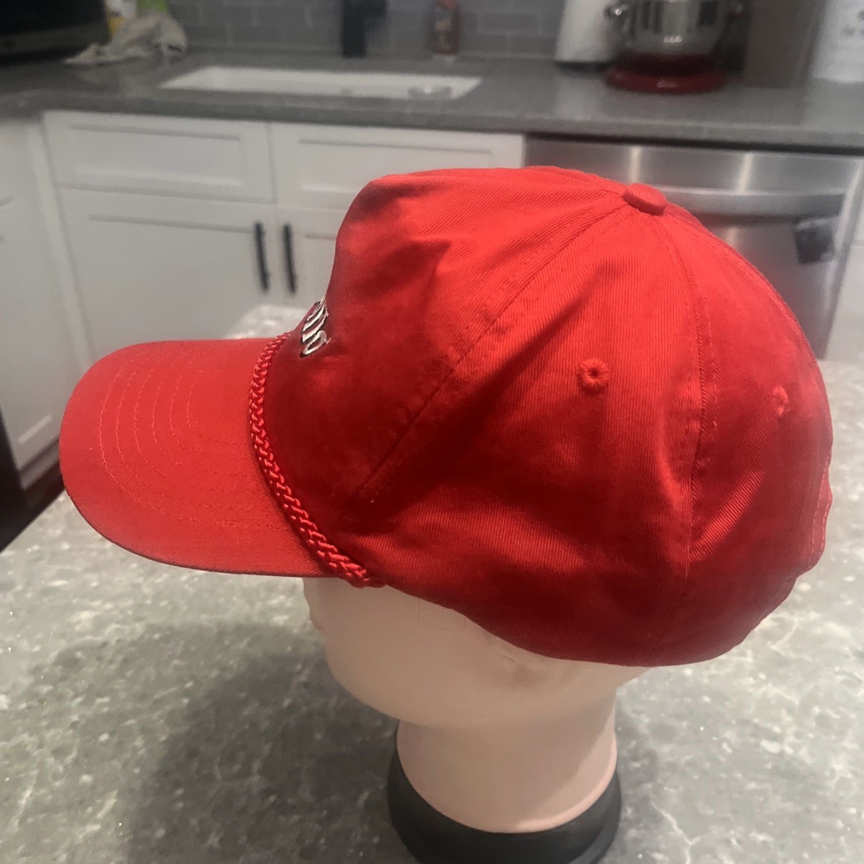 Roper VINTAGE Exxon Superflo Embroided Snapback Rope Bill Trucker Hat Size ONE SIZE - 2 Thumbnail