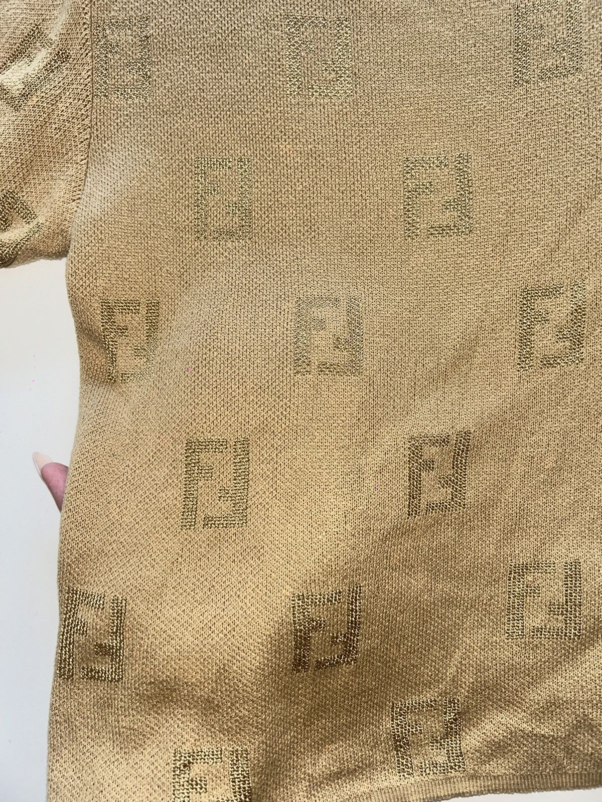 Fendi Fendi Vintage Tan Top Size S / US 4 / IT 40 - 8 Thumbnail