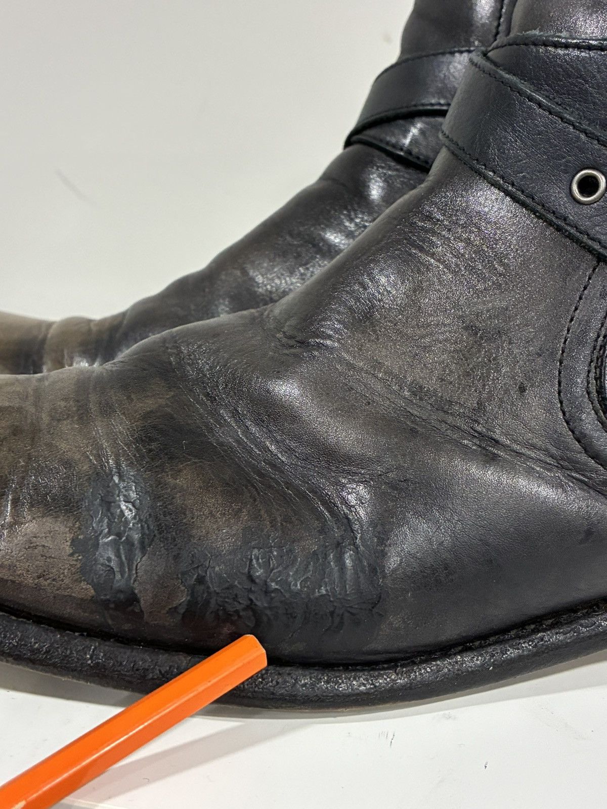 John Varvatos Bowery Buckled Chelsea Boot 10.5 or EU 44.5 Size US 10.5 / EU 43-44 - 15 Thumbnail