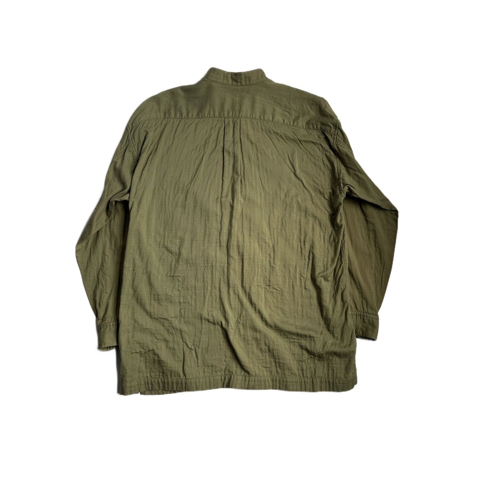 Issey Miyake Issey Miyake Band Collar Button Up Shirt Size US M / EU 48-50 / 2 - 4 Thumbnail
