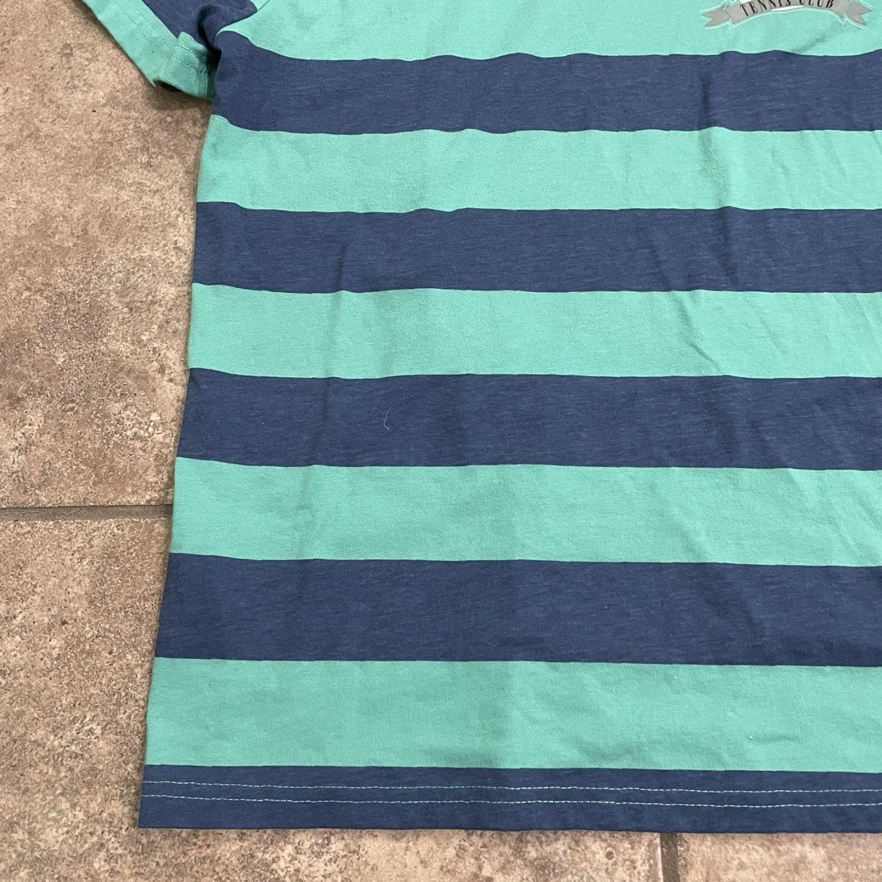 Disney Disney Mickey and Friends striped polo Tennis shirt cotton blend Mens Size S Size US S / EU 44-46 / 1 - 3 Thumbnail