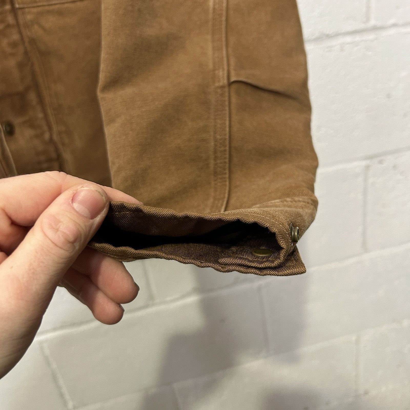 Carhartt Carhartt Berwick Fleece-Lined Canvas Jacket “Brown” Size US S / EU 44-46 / 1 - 3 Thumbnail