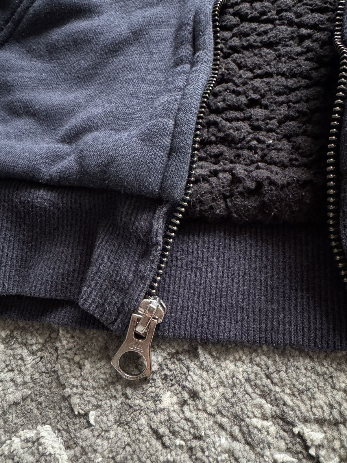 Quiksilver Vintage Quiksilver Fur Zip Hoodie if6was9 lgb style sk8 Size US M / EU 48-50 / 2 - 7 Thumbnail