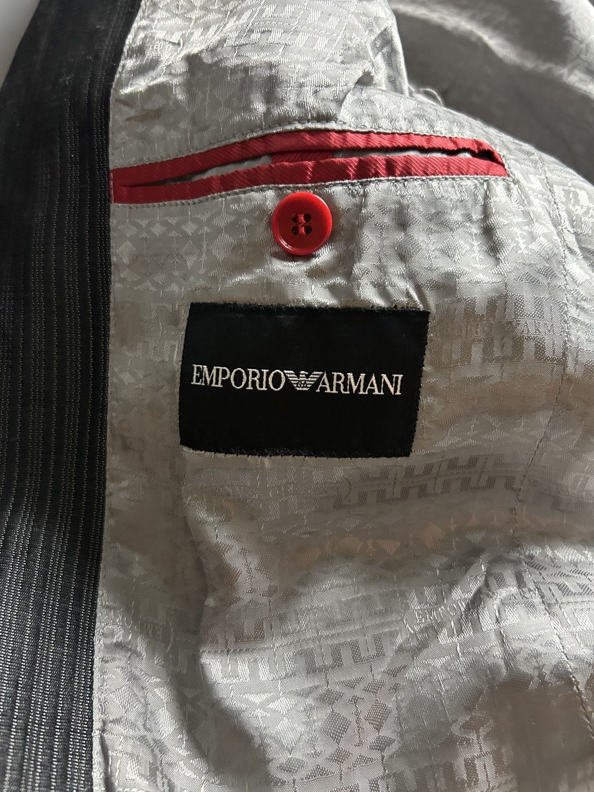 Emporio Armani Emporio Armani Striped Blazer Size 52R - 5 Thumbnail