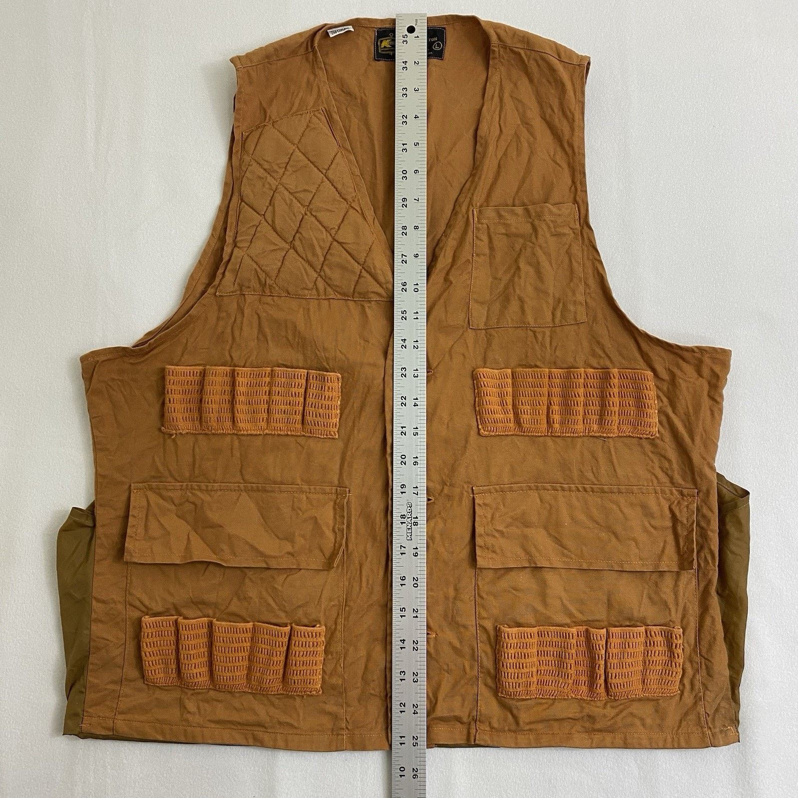 Other Vintage Mens Large Hunting Fishing Vest Jacket Duck Cotton Size US L / EU 52-54 / 3 - 3 Thumbnail