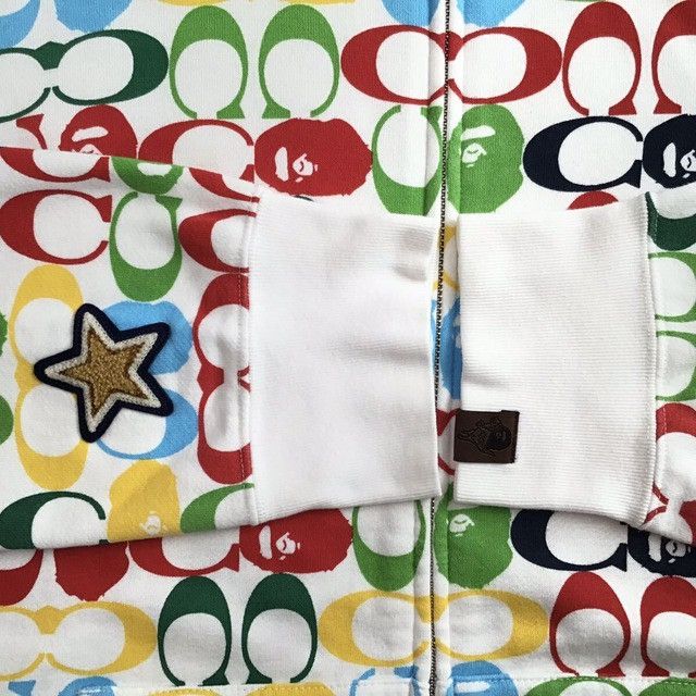 Bape × Coach BAPE × COACH Shark Full Zip Hoodie a bathing ape Size US XL / EU 56 / 4 - 6 Thumbnail