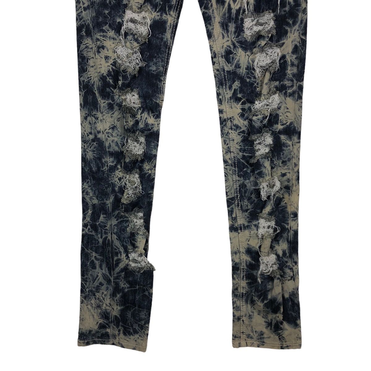 Hysteric Glamour 🔥Acid Wash Design Skinny Distressed Denim Jeans Works Japan Size US 30 / EU 46 - 5 Thumbnail