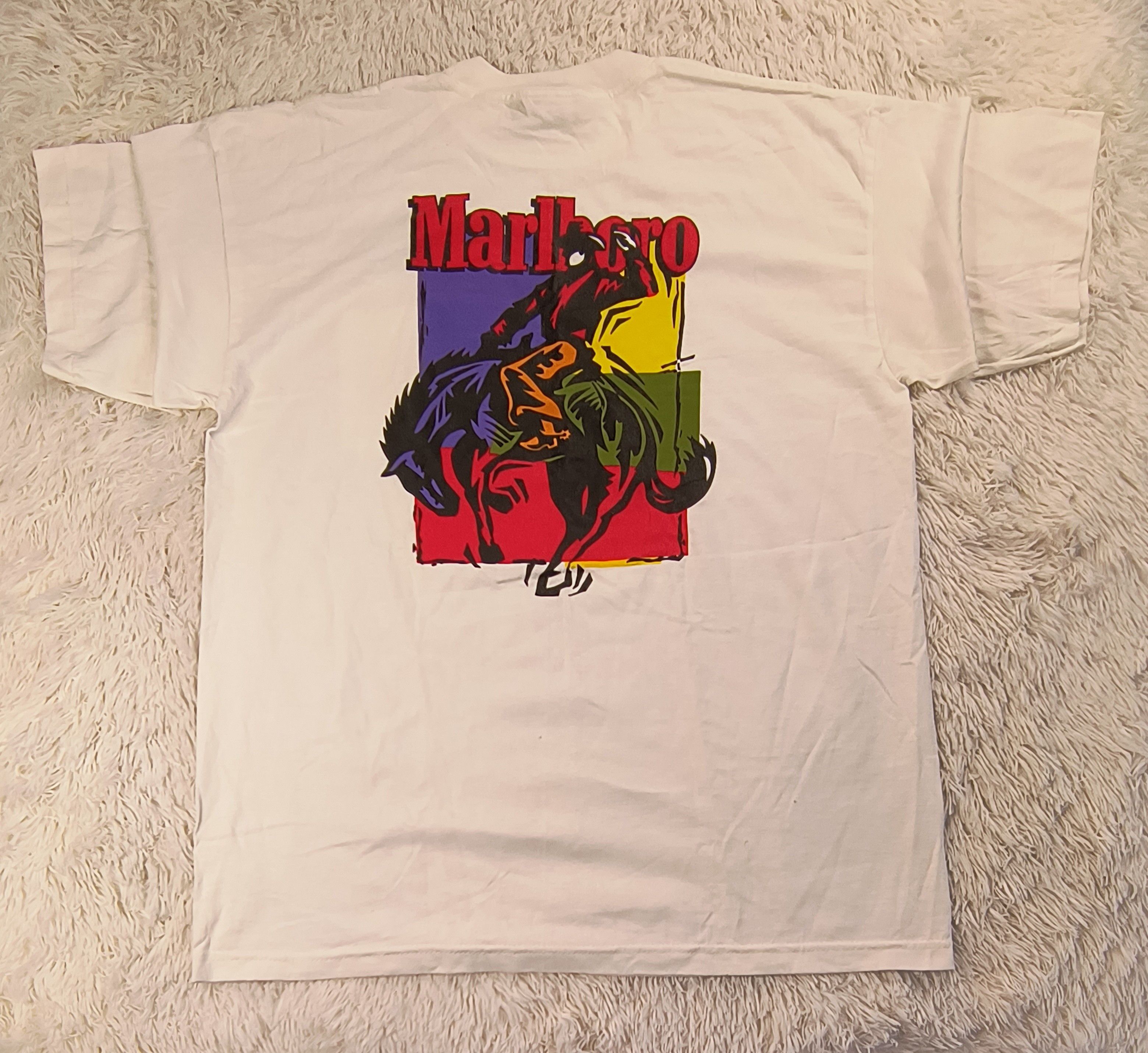 Marlboro DS Vintage marlboro cowboy 90s tee Size US XL / EU 56 / 4 - 6 Thumbnail