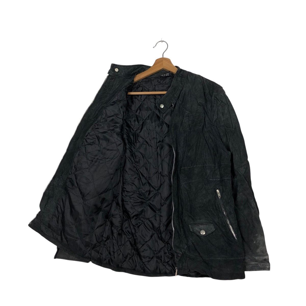 Japanese Brand 📌Vintage Biker Leather Jacket Zipper Unbranded Size US M / EU 48-50 / 2 - 12 Thumbnail