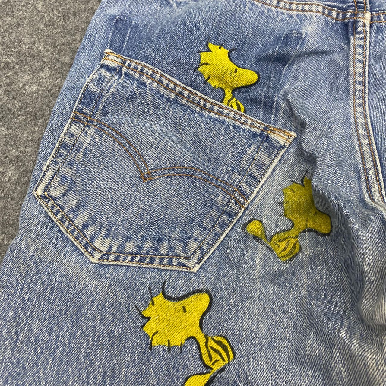 Levi's 💥Best Offer💥Vintage 90s Levis x snoopy Denim Size US 32 / EU 48 - 12 Thumbnail