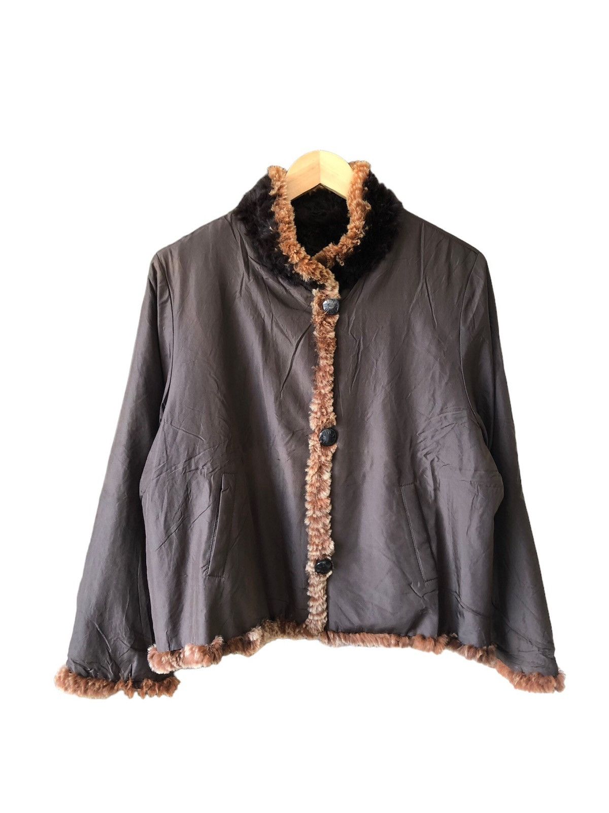 Balmain Nice🚨 Balmain Fur Spanish Rabbit Reversible Jacket Size M / US 6-8 / IT 42-44 - 3 Thumbnail