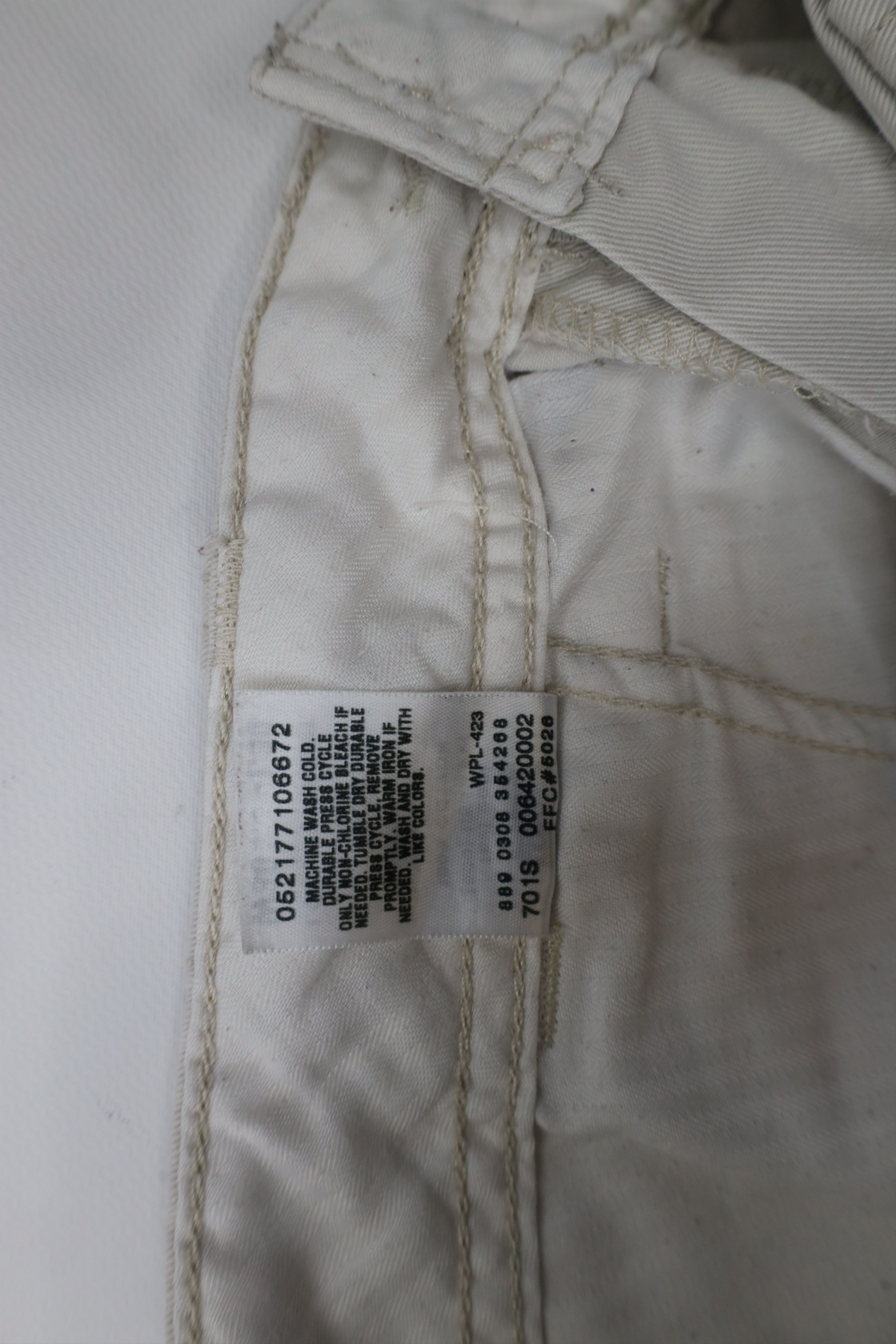 Levi's × Vintage Vintage Y2K Levis Loose Straight Wide Leg Cargo Pants Size US 30 / EU 46 - 9 Thumbnail