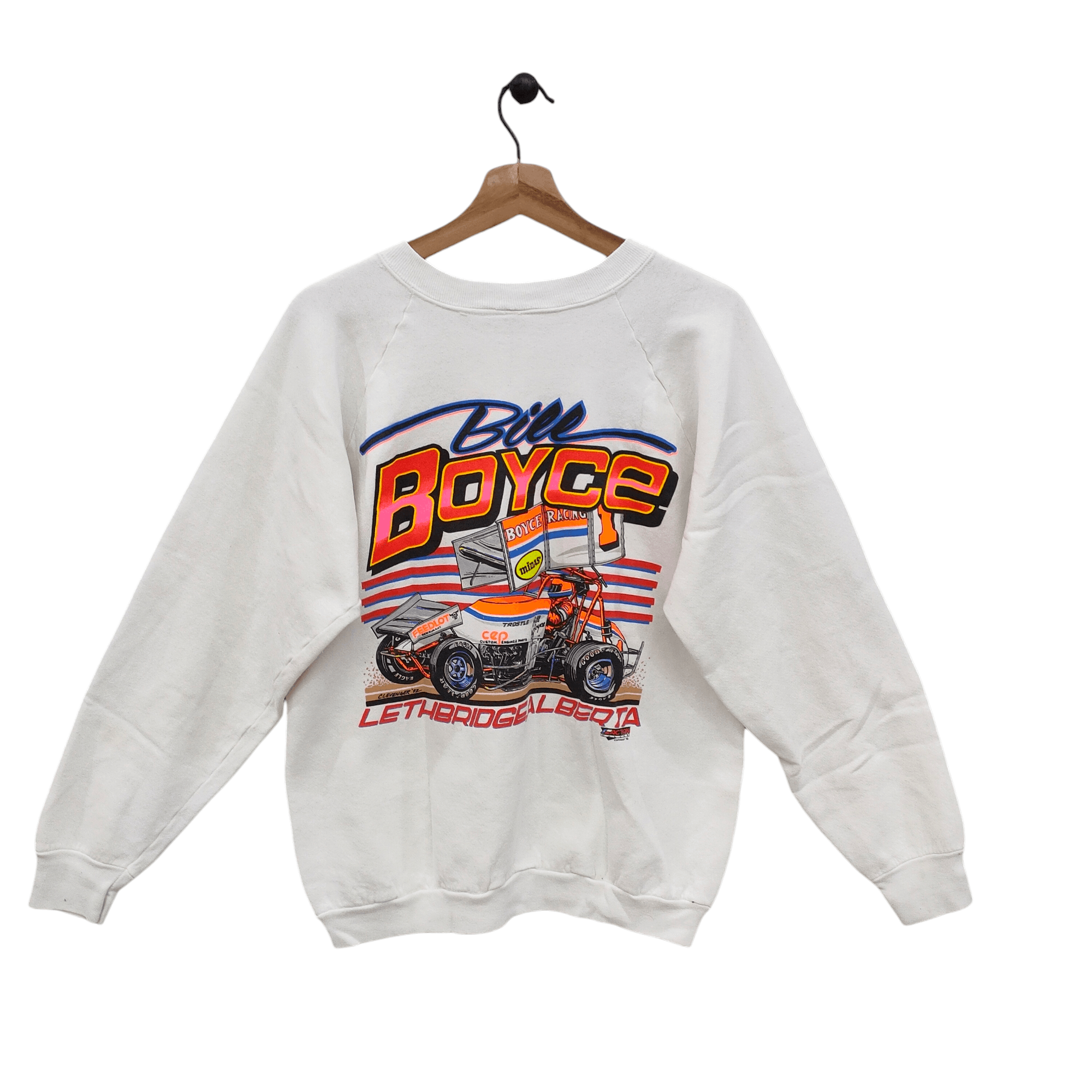 Vintage Bill Boyce Racing 1993 Lethbridge Alberta Sprint Car Size US M / EU 48-50 / 2 - 3 Thumbnail