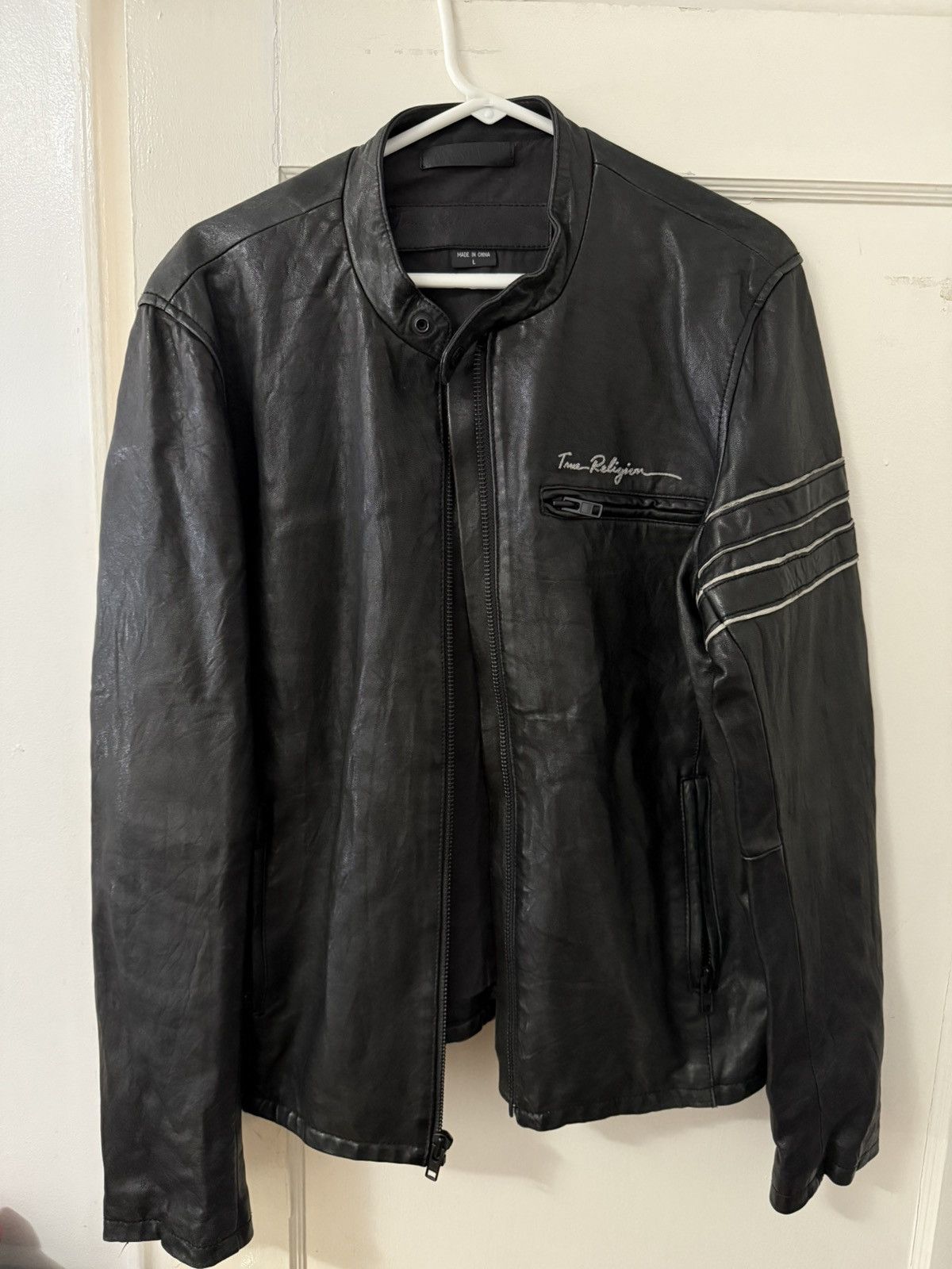 True Religion True Religion Leather Jacket Size US L / EU 52-54 / 3 - 1 Thumbnail