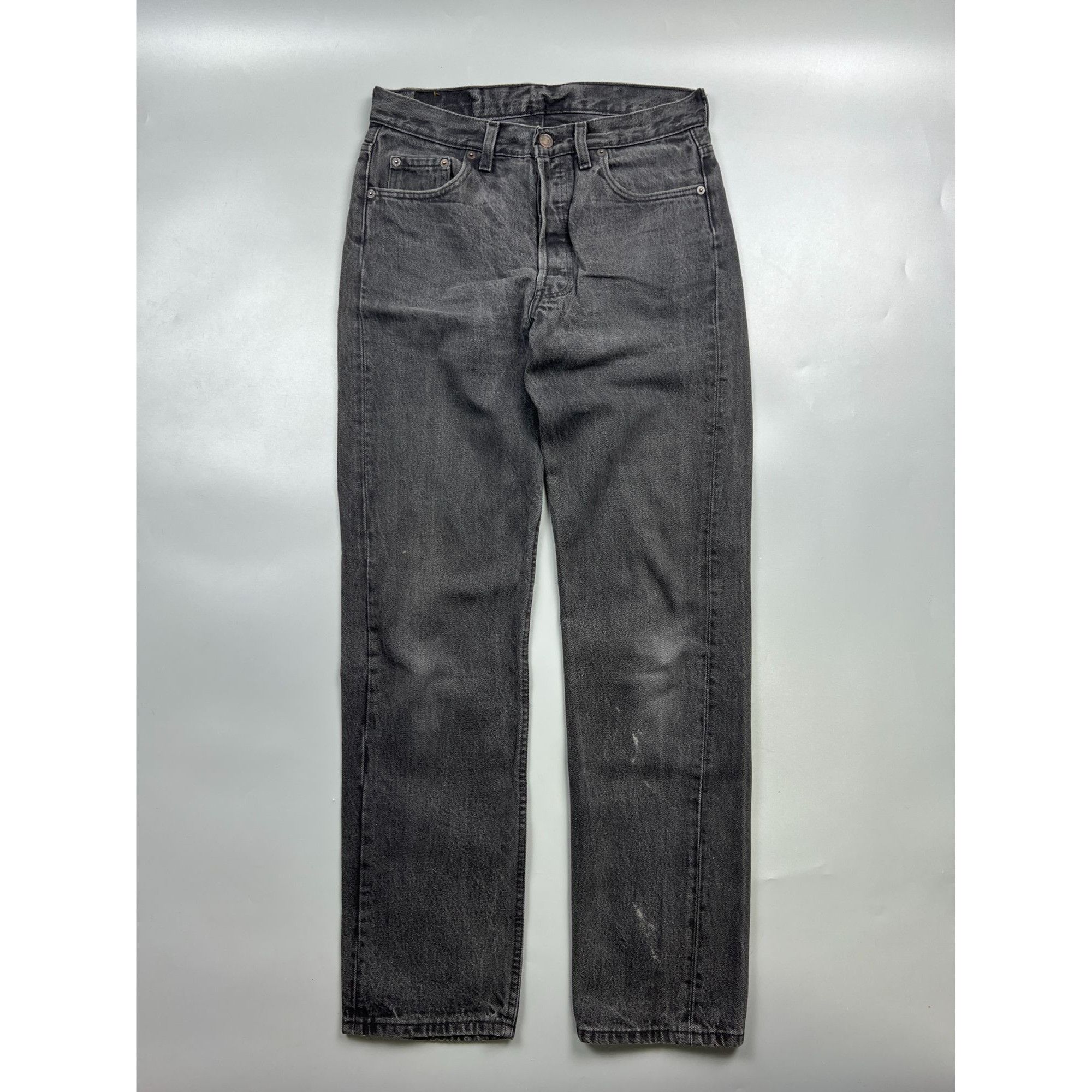 Levi's Levi’s 501 Made in USA Gray Denim Jeans Pants (Y0915) Size US 30 / EU 46 - 1 Thumbnail