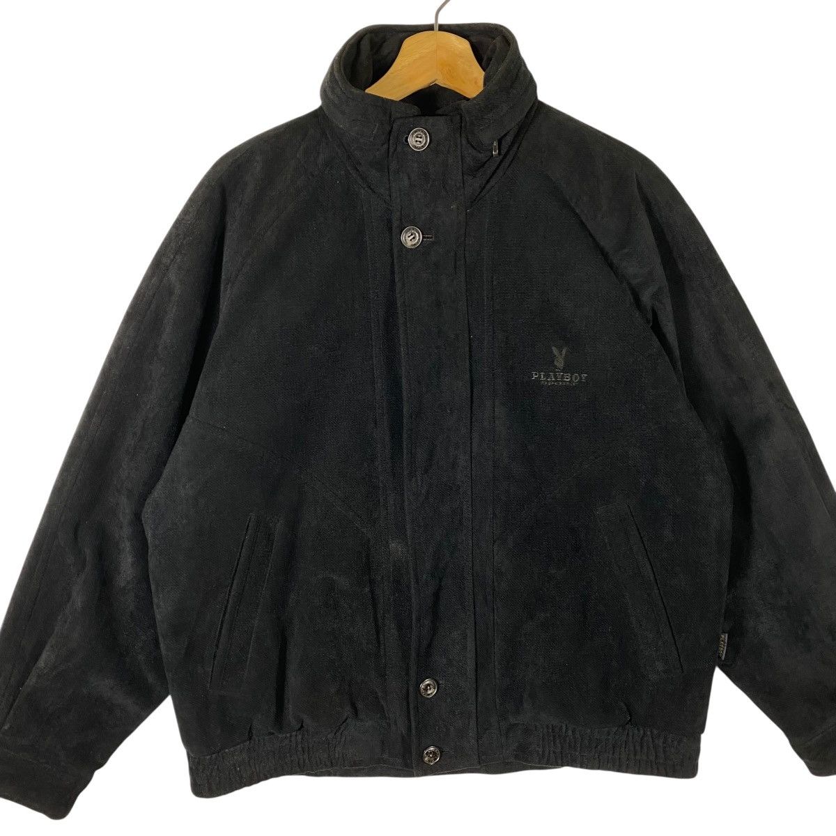 Playboy Vintage Playboy Sport Bomber Zipper/Button Jacket M Size Size US M / EU 48-50 / 2 - 4 Thumbnail